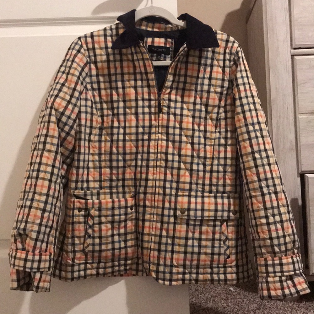 Plaid Talbots jacket